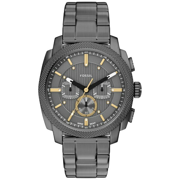 フォッシル｜FOSSIL FOSSIL Machine　クロノグラフ スモーク ステンレススチールウォッチ FS6160