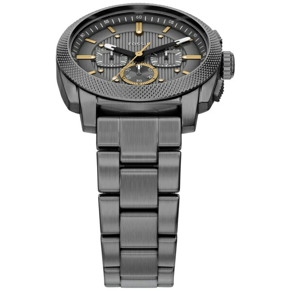 楽天ビック(ビックカメラ×楽天)のフォッシル｜FOSSIL FOSSIL Machine　クロノグラフ スモーク ステンレススチールウォッチ FS6160｜アングル2