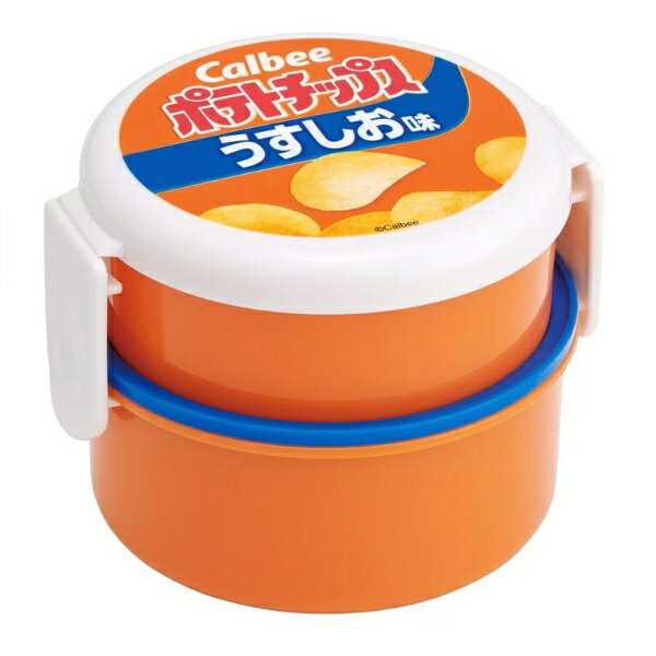 Skater｜スケーター ポテチうすしお味 丸型弁当箱2段500ml