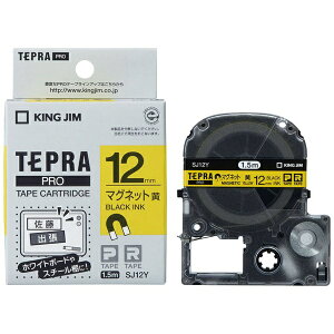 󥰥KING JIM ޥͥåȥơ TEPRA(ƥץ) PRO꡼  SJ12Y [ʸ /12mm]