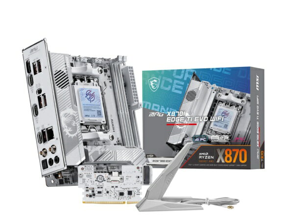 MSI�å��२������ �ޥ����ܡ���(Socket AM5) ����С��ۥ磻�� MPG X870I EDGE TI EVO WIFI [MiniITX]