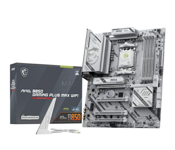 MSI｜エムエスアイ マザーボード(Socket AM5) MAG B850 GAMING PLUS MAX WIFI [ATX]