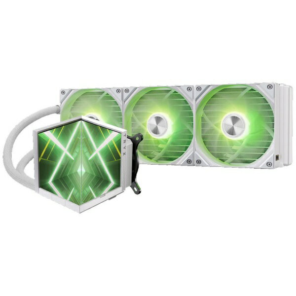 TRYX｜トライエックス 水冷CPUクーラー 120mmファンx3 [LGA1851/1700/1200/115x・AM5/AM4] STAGE 360 シリーズ ホワイト L-S360A-DM3MG0W