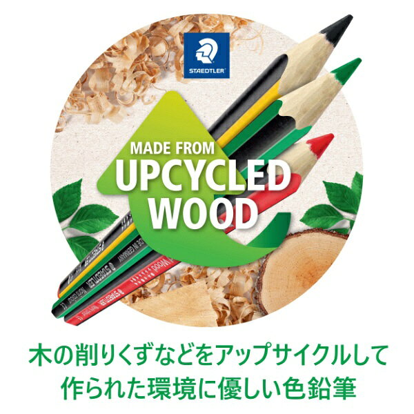 ステッドラー｜STAEDTLER 色鉛筆 紙箱入り Noris colour(ノリス カラー) 12色セット 185 C12PB biccamera-15340544 楽天ビック(ビックカメラ×楽天) サンプル画像3