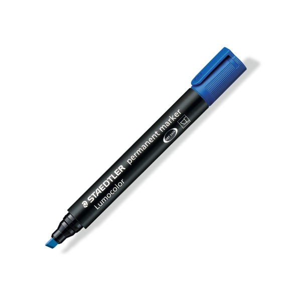 ステッドラー｜STAEDTLER ルモカラー 油性 太書き斧型(B) ブルー 350-3 biccamera-15340621 楽天ビック(ビックカメラ×楽天) サンプル画像2