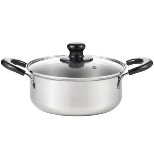 ヨシカワ｜yoshikawa 両手鍋 20cm IH ガス火 オール熱源対応 ステンレス 錆びにくい 丈夫 キッチン 料理 調理器具 クックルック ネオ SJ4005