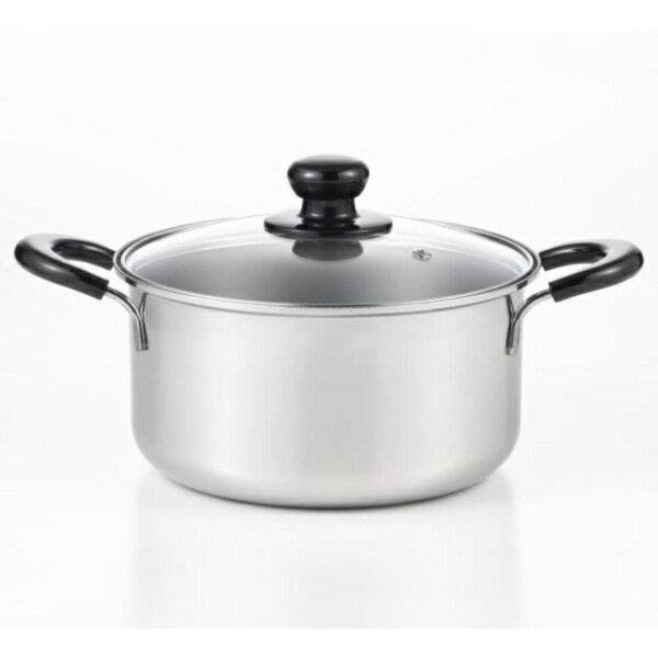 ヨシカワ｜yoshikawa 深型 両手鍋 22cm IH ガス火 オール熱源対応 ステンレス 錆びにくい 丈夫 キッチン 料理 調理器具 クックルック ネオ SJ4006