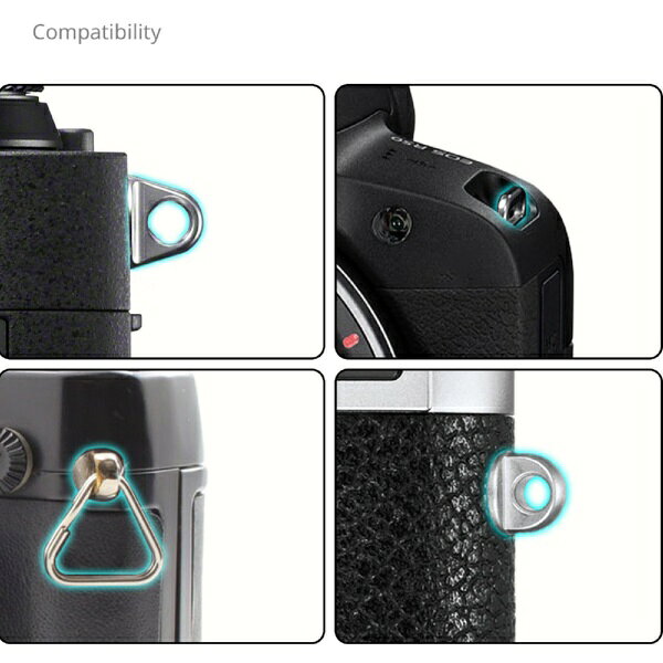 楽天ビック(ビックカメラ×楽天)のSmallRig｜スモールリグ 5687 RICOH GRシリーズ用 クイックリリースショルダーストラップ ブラウン SmallRig SR5687｜アングル2
