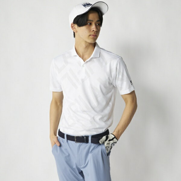 フィラゴルフ｜FILA GOLF メンズ 半袖シャツ ホワイト 746623 [メンズ /Lサイズ]【返品交換不可】