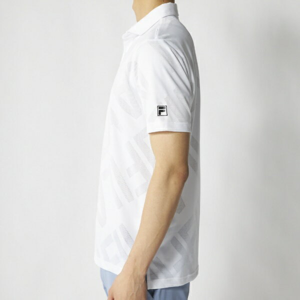 フィラゴルフ｜FILA GOLF メンズ 半袖シャツ ホワイト 746623 [メンズ /Lサイズ]【返品交換不可】 3