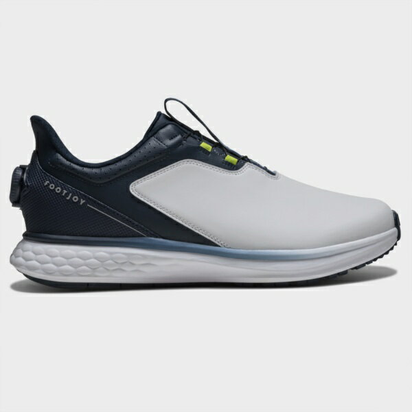 フットジョイ｜FootJoy メンズ ゴルフシューズ パルス BOA ホワイト×ネイビー 54718 [メンズ /26.5cm /幅:Wide(3E相当)]【返品交換不可】