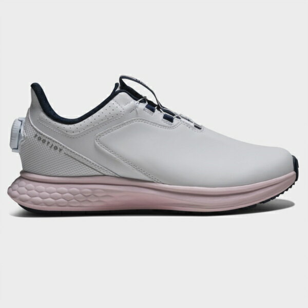 フットジョイ｜FootJoy レディース ゴルフシューズ パルス BOA ホワイト×ピンク 93...