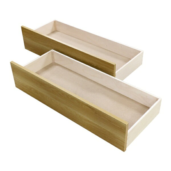 友澤木工｜TOMOZAWA 高さが3段階で調整できる 棚・コンセント・照明付 畳ベッド専用引き出し ナチュラル 316-85-UB【キャンセル・返品不可】 【代金引換配送不可】