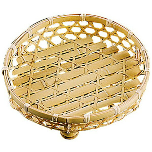 ヤマコー｜YAMACO 用美 業務用 晒竹オードブル篭・足付 尺0 yamaco23377