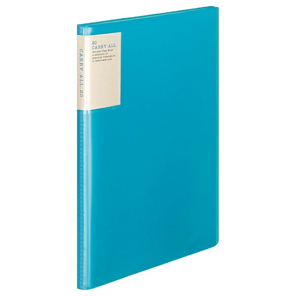 KOKUYO｜コクヨ ラ-5001B クリヤーブック キャリーオールA4 ブルー[ラ5001B]