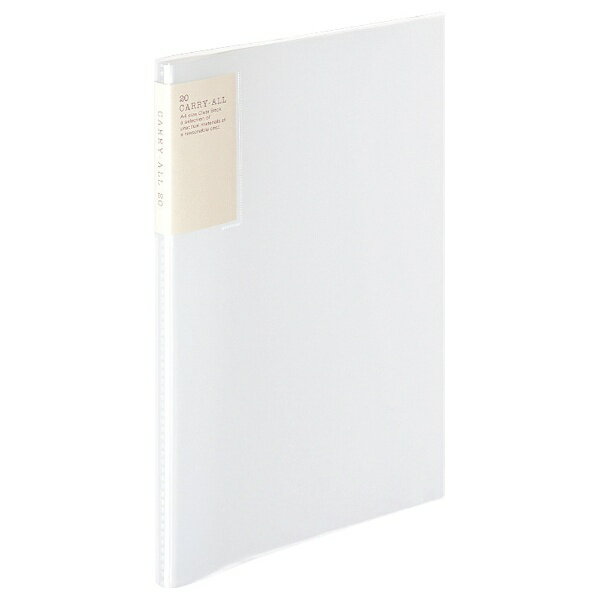 KOKUYO｜コクヨ ラ-5001T クリヤーブック キャリーオールA4 透明[ラ5001T]