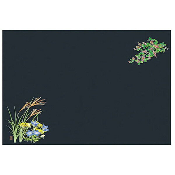 ヤマコー｜YAMACO 用美 業務用 尺3抗菌四季彩まっと 幽玄の華 秋草（50枚入）yamaco66770