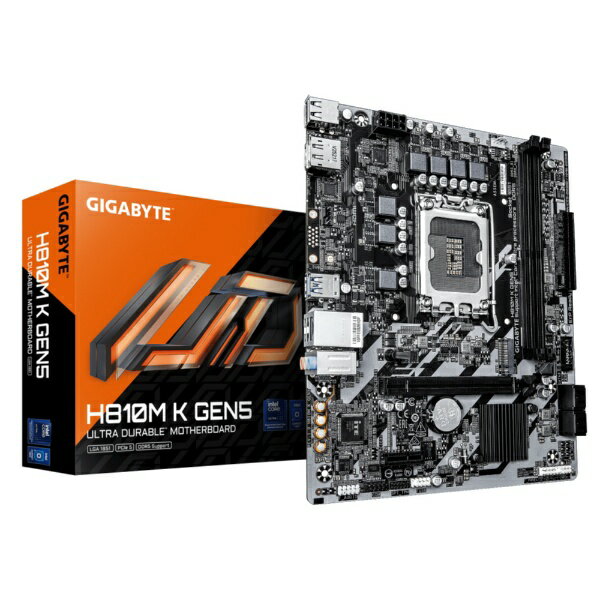 GIGABYTE｜ギガバイト マザーボード(LGA1851) H810M K GEN5 [MicroATX]