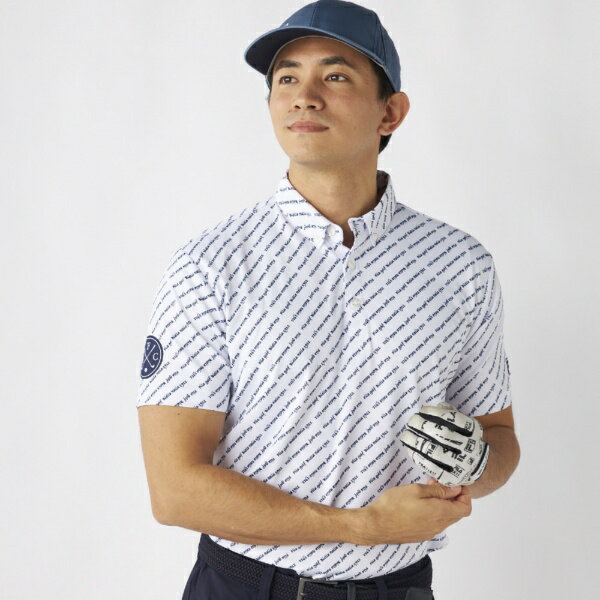 Other - フィラゴルフ｜FILA GOLF メンズ 柄半袖シャツ ホワイト 746650 [メンズ /LLサイズ]【返品交換不可】