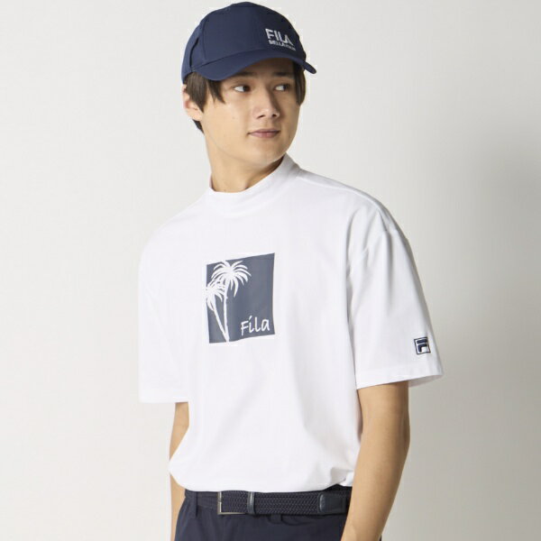 フィラゴルフ｜FILA GOLF メンズ 半袖シャツ ホワイト 746652 [メンズ /Mサイズ]【返品交換不可】