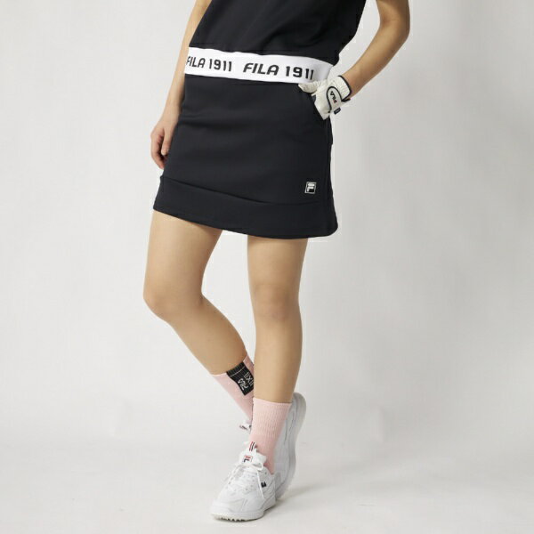 フィラゴルフ｜FILA GOLF レディース スカート ブラック 756360 [レディース /Lサイズ]【返品交換不可】