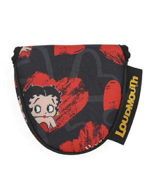 Putter. - ラウドマウスゴルフ｜Loud Mouth Golf Betty Boopコラボ ヘッドカバー マレット用 Scribble Hearts Betty 866972