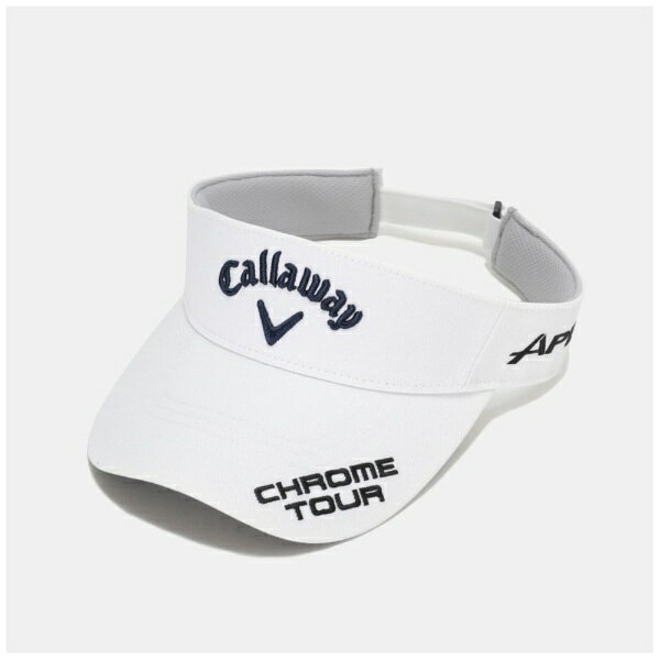 キャロウェイ｜Callaway メンズ ゴルフバイザー TOUR RTW VISOR ホワイト×ネイビー C26990107 [メンズ /フリーサイズ]【返品交換不可】