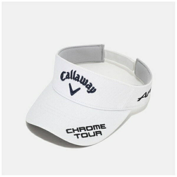 キャロウェイ｜Callaway レディース ゴルフバイザー TOUR RTW VISOR ホワイト×ネイ...