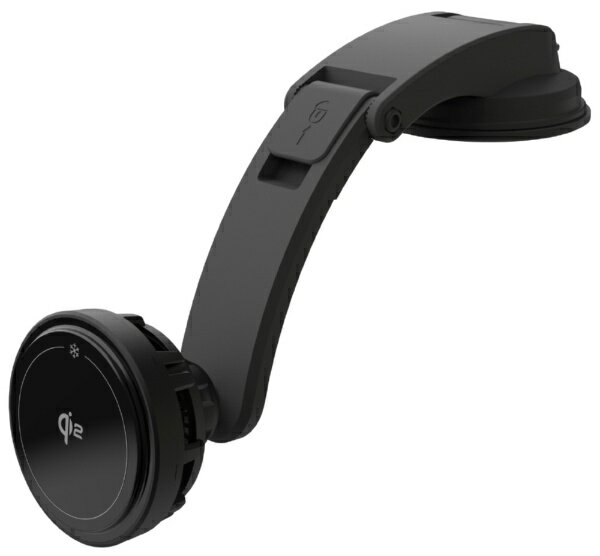 カシムラ Qi2マグネットワイヤレス充電器　冷却機能　吸盤取り付け KW-53