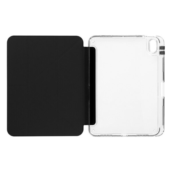 OWLTECH｜オウルテック 11インチ iPad（A16）、10.9インチ iPad（第10世代）用 3WAYスタンド付き 耐衝撃iPadケース ブラック OWL-CVIT11001-BK