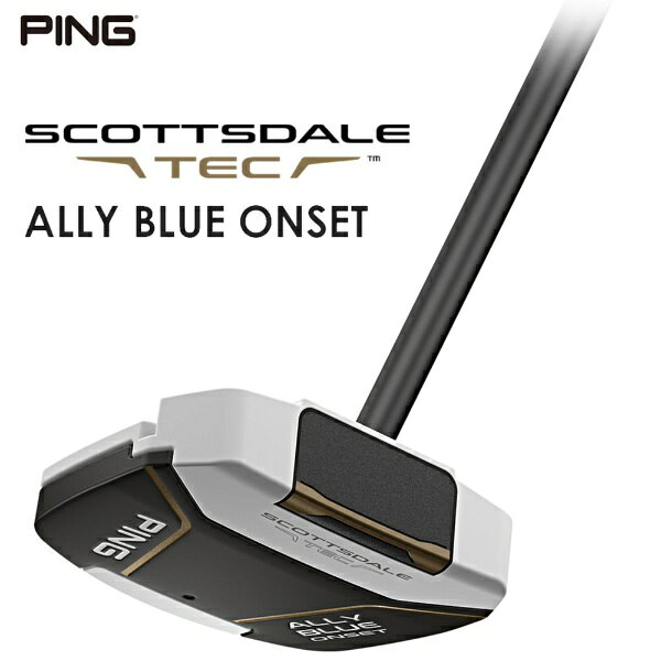 ピン｜PING パター SCOTTSDALE TEC ALLY BLUE ONSET [34インチ /メンズ /右利き用]