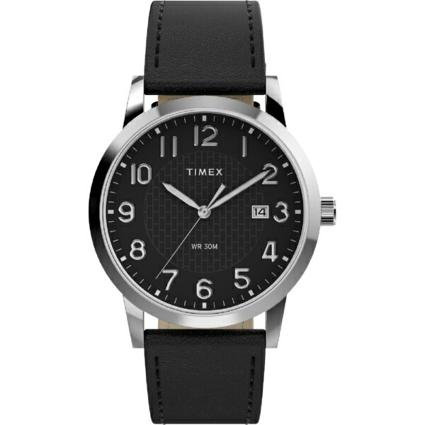 TIMEX - TIMEX｜タイメックス メインストリート 38mm [Main Street 38mm] 1年保証 ブラック TW2Y67400 [正規品]