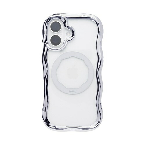 HAMEE｜ハミィ [iPhone 16専用]iFace BeBling MagSynq クリアケース iFace シルバ...