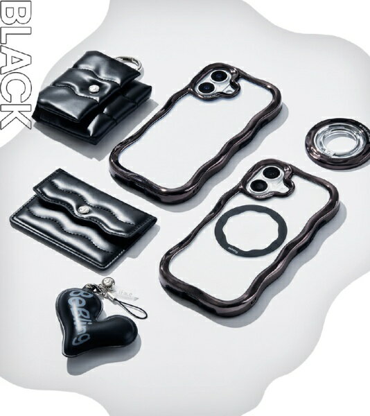 HAMEE｜ハミィ [iPhone 16専用]iFace BeBling MagSynq クリアケース iFace シルバ...