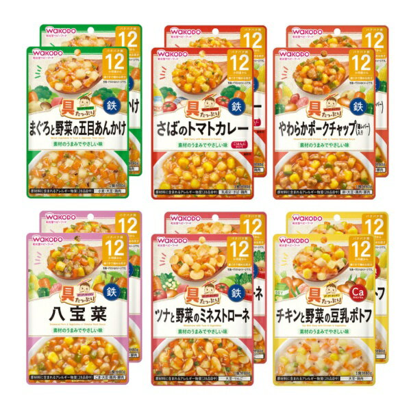 Other - アサヒグループ食品｜Asahi Group Foods 具たっぷりグーグーキッチン　12か月おすすめセット 6種×2袋 具たっぷりグーグーキッチン