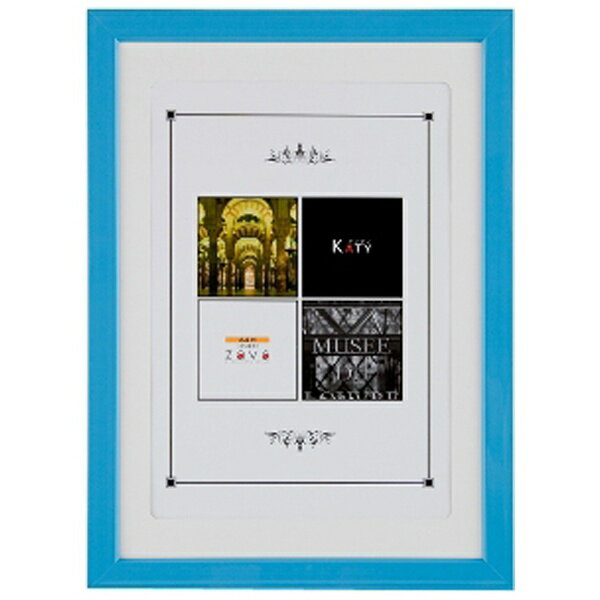 万丈｜VANJOH KATY カラーフレーム（A4判／ブルー）　KT-A4-BL[KATYカラーフレームA4ブルー]