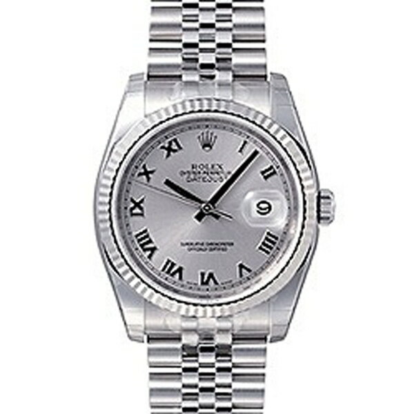 ロレックス｜ROLEX オイスターパーペチュアルデイトジャスト　116234 グレーローマ [並行輸入品]