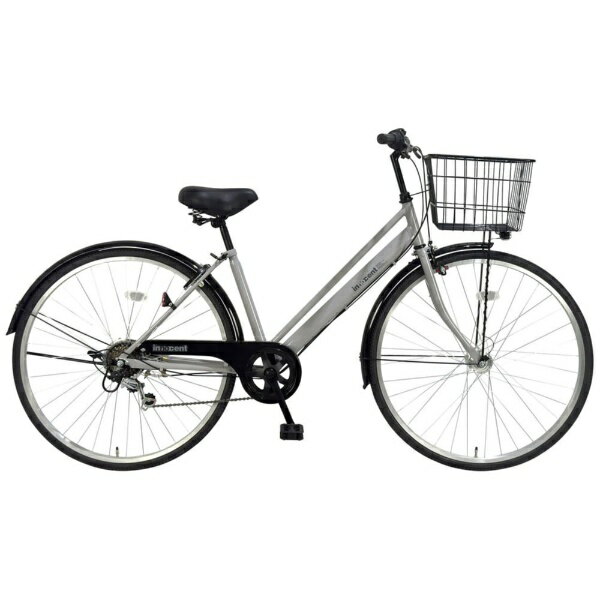 ダイニチ 自転車 INNOCENT イノセント シティ グレー ZVE276BHC [外装6段 /27インチ]【キャンセル・返品不可】 【代金引換配送不可】