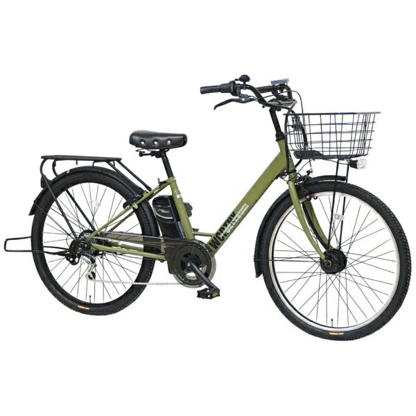 Other - ダイニチ 電動アシスト自転車 WORTHY ワージーASSIST マットカーキ FBEV266BHR2 [26インチ /6段変速]【キャンセル・返品不可】 【代金引換配送不可】
