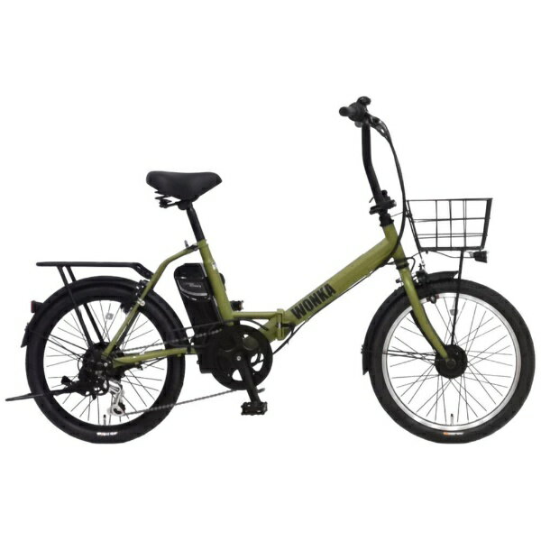 Other - ダイニチ 折りたたみ電動アシスト自転車 WONKA ASSIST FOLDING ウォンカアシストフォールディング マットカーキ FEVH206BHR [20インチ /6段変速]【キャンセル・返品不可】 【代金引換配送不可】