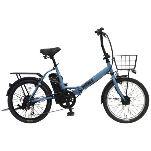 Other - ダイニチ 折りたたみ電動アシスト自転車 WONKA ASSIST FOLDING ウォンカアシストフォールディング マットブルーグレー FEVH206BHR [20インチ /6段変速]【キャンセル・返品不可】 【代金引換配送不可】