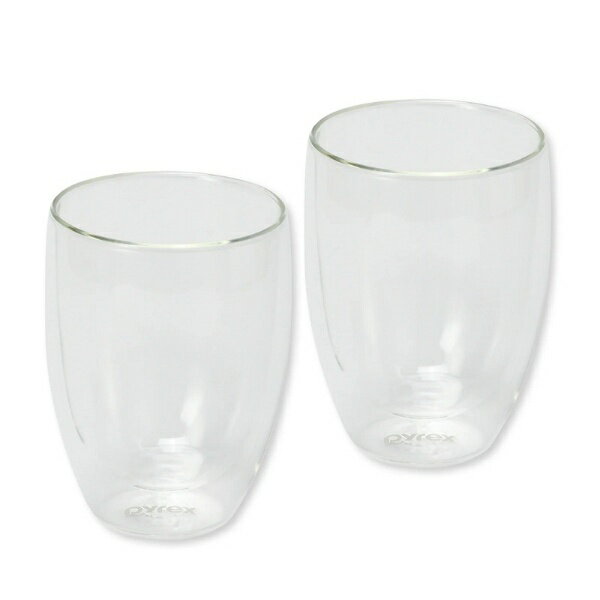 パール金属｜PEARL METAL PYREX　ダブルウォールグラス350ml　2pcs CP-8539