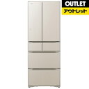 【標準設置費込み】 日立 【アウトレット品】6ドア冷蔵庫 (555L) R-G5700F-XN クリスタルシャンパン 「真空チルド Gシリーズ」【生産完了品】RG5700FXN 【kk9n0d18p】