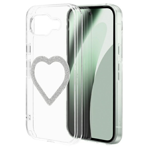 ラスタバナナ｜RastaBanana Google Pixel 10a Mignu ハイブリッドケース 磁力充電対応 ラメシルバー/クリア 9378P10AHAMSV