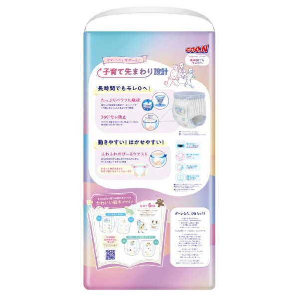 大王製紙｜Daio Paper 【ケース販売】グーン 長時間でもモレ0へ パンツ BIGサイズ ...