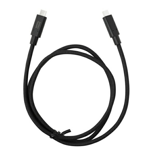 イツワ商事｜ITSUWA SHOJI USB-C ⇔ USB-Cケーブル [映像 /充電 /転送 /1.0m /4K /PD240W /USB4(20Gbps)] ブラック ITC20G2510BK [USB-C ⇔ USB-C /4K]