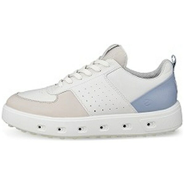 エコー｜ecco ゴルフシューズ STREET720 ストリート・セブントゥエンティ WHITE×GRAVEL×DUSTY BLUE EG110703 [レディース /23.5cm]【返品交換不可】