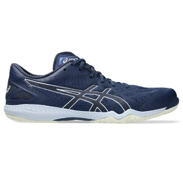 アシックス｜asics 卓球シューズ ATTACK DOMINATE FF 2 アタック ドミネート フライトフォーム2 BLUE EXPANSE×PEACOAT 1073A010 [男女兼用 /23.0cm]【返品交換不可】
