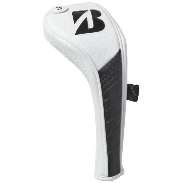 ブリヂストン｜BRIDGESTONE マグネットタイプ ヘッドカバー フェアウェイウッド用 ホワイト×ブラック HC2611