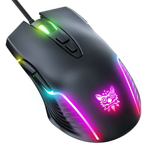 ONIKUMAGAMING ゲーミングマウス ONIKUMA CW905 ブラック CW905BK [光学式 /有線 /7ボタン /USB]